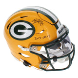 Eddie Lacy Autographed "2013 OROY" Packers Speedflex Midi Helmet Beckett