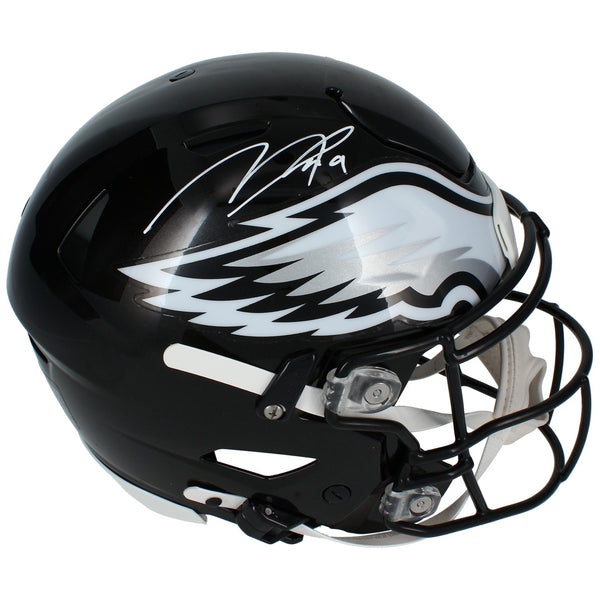 Makai Lemon Autographed Eagles 2022 Alternate Speedflex Authentic Helmet Beckett