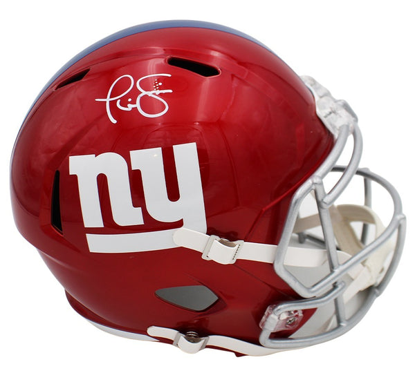 Phil Simms Signed New York Giants Speed Full Size Flash NFL Helmet