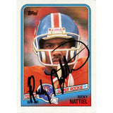 Ricky Nattiel Autographed/Signed Denver Broncos Trading Card Beckett 58356