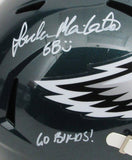Jordan Mailata Signed/Inscr Full Size Speed Authentic Helmet Eagles JSA 183389