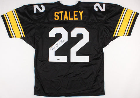 Duce Staley Signed Steelers Jersey (TriStar Hologram) Super Bowl XL Champion