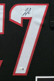 FRAMED HOUSTON TEXANS WOODY MARKS AUTOGRAPHED SIGNED JERSEY JSA COA