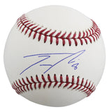 Rangers Josh Smith Authentic Signed OML Baseball Autographed BAS Witnessed