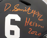 DEVONTA SMITH AUTOGRAPHED ALABAMA ECLIPSE FULL SIZE AUTH HELMET HEISMAN BECKETT