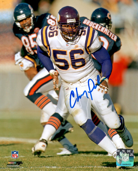 Vikings CHRIS DOLEMAN Signed 8x10 Photo #1 AUTO - 8 X Pro Bowler - HOF 2012