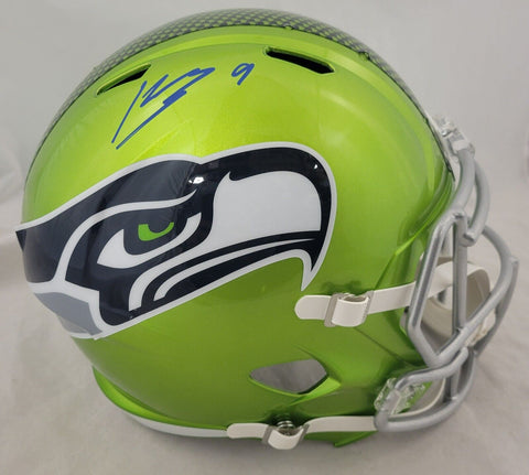 WARREN MOON "HOF" SIGNED SEATTLE SEAHAWKS FLASH SPEED REPLICA HELMET BECKETT QR