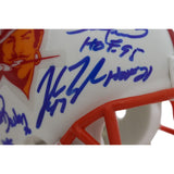 Lee Roy Selmon +4 Tampa Bay Buccaneers Signed 75-96 Mini Helmet Beckett 57280