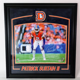 Patrick Surtain II Autographed Denver Broncos 16x20 Photo Deluxe Framed BAS COA