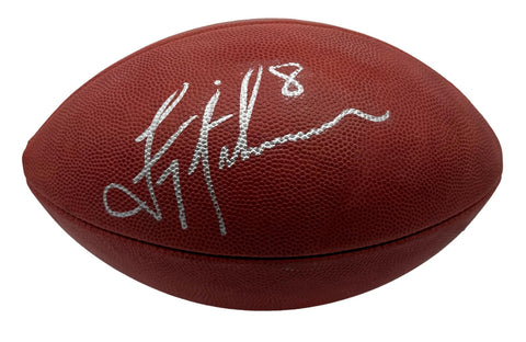 Troy Aikman HOF Signed Official Wilson NFL Football Cowboys JSA 214097