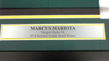 OREGON MARCUS MARIOTA AUTOGRAPHED SIGNED FRAMED GREEN NIKE JERSEY MM HOLO 89825