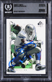 Cowboys Emmitt Smith Signed 2000 SP Authentic #22 Card Auto Grade 10 BAS Slabbed
