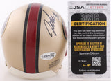 John Taylor Signed San Francisco 49ers Mini Helmet (JSA COA) 3xSuper Bowl Champs