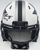 Drew Pearson Autographed Cowboys Lunar Eclipse Mini Helmet HOF 21 Beckett