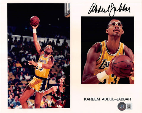Lakers Kareem Abdul-Jabbar Authentic Signed 8x10 Photo Autographed BAS #BL44861