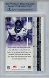 Ray Lewis Signed 2003 Leaf Rookies & Stars #7 Trading Card Beckett Slab 43353