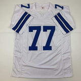 Autographed/Signed Tyron Smith Dallas White Football Jersey JSA COA