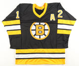 Adam Oates Signed Boston Bruins Assistant Captain's Jersey Inscr. "HOF 12" (JSA)