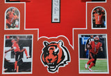 FRAMED CINCINNATI BENGALS JAMARR CHASE AUTOGRAPHED JERSEY JSA COA