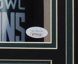 Jason Kelce Signed Framed 8x10 Philadelphia Eagles SB Speech Photo JSA ITP