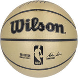 Tyrese Maxey Philadelphia 76ers Autographed Wilson Gold Basketball