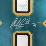 FRAMED Autographed/Signed MARK BRUNELL 33x42 Jacksonville White Jersey BAS COA