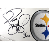 Jerome Bettis Autographed Pittsburgh Steelers Logo Football Beckett W 51824