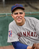 Johnny Vander Meer Signed NL Baseball (PSA) Reds / Back-to-Back No Hitters 1938