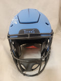 EDDIE GEORGE SIGNED TENNESSEE TITANS F/S RAVE SPEEDFLEX HELMET FANATICS QR