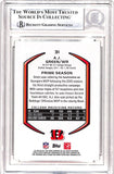 AJ Green Autographed/Signed 2011 Topps Prime #31 Card Beckett 39076