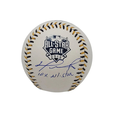 David Ortiz Signed Red Sox 2016 All Star Game MLB Baseball 10X All Star Beckett
