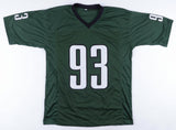 Jevon Kearse Signed Philadelphia Eagles Green Jersey (JSA COA) 3xPro Bowl DE