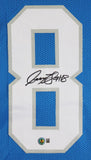 Isaac TeSlaa Authentic Signed Blue Pro Style Jersey Autographed BAS Witnessed