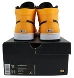 Lakers Magic Johnson Authentic Signed Air Jordan 1 Mid Shoes w/ Box BAS Witness