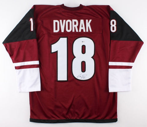 Christian Dvorak Signed Coyotes Jersey (Beckett COA) NHL Career 2015-present