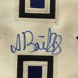 Framed Autographed/Signed Andrei Vasilevskiy 33x42 Tampa Bay Blue Jersey JSA COA