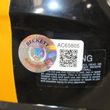 AJ Epenesa Autographed/Signed Iowa Hawkeyes Mini Helmet Beckett Witness 54867
