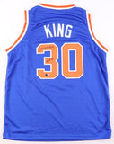 Bernard King Signed New York Knicks Jersey Inscribed "HOF 13" (Beckett)
