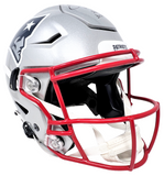 Julian Edelman Patriots Signed Career Stats Insc Authentic SpeedFlex Helmet JSA