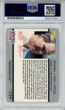 Chuck Noll Signed 1990 Pro Set #29 Trading Card PSA Slab 42631