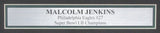 Malcolm Jenkins Signed 16x20 Photo Philadelphia Eagles Framed Beckett 185638
