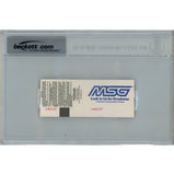 Deion Sanders Autographed New York Yankees 1990 Ticket Stub Slab Beckett 53105