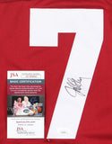 John Elway Signed Stanford Cardinal Jersey (JSA COA) Broncos 1983 #1 Draft Pick
