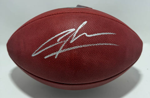 Packers CHARLES WOODSON Signed Authentic Wilson Duke Football AUTO - Raiders JSA