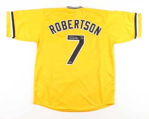 Bob Robertson "1971 WSC" Signed Pittsburgh Pirate Jersey (TSE) Bucs 1st Baseman
