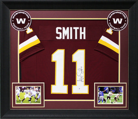 Alex Smith Authentic Signed Maroon Pro Style Framed Jersey BAS Witnessed