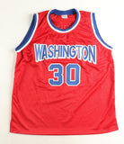 Bernard King Signed Washington Bullets Jersey Inscribed "HOF 13" (Beckett)