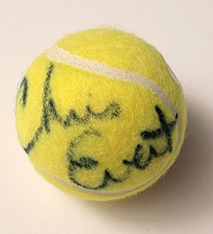Chris Evert Autographed Wilson US Open Tennis Ball Beckett Authenticated