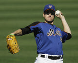 Tom Glavine Signed New York Mets Blue Jersey (JSA COA) Won his 300th Game as Met