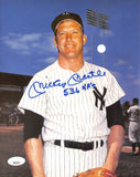 Yankees Mickey Mantle "536 HR's" Authentic Signed 8x10 Photo JSA #BB05296